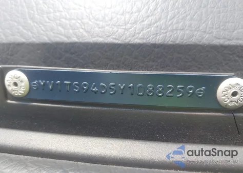 2000 Volvo S80 2.9 из США, поврежденный, VIN YV1TS94D5Y1088259